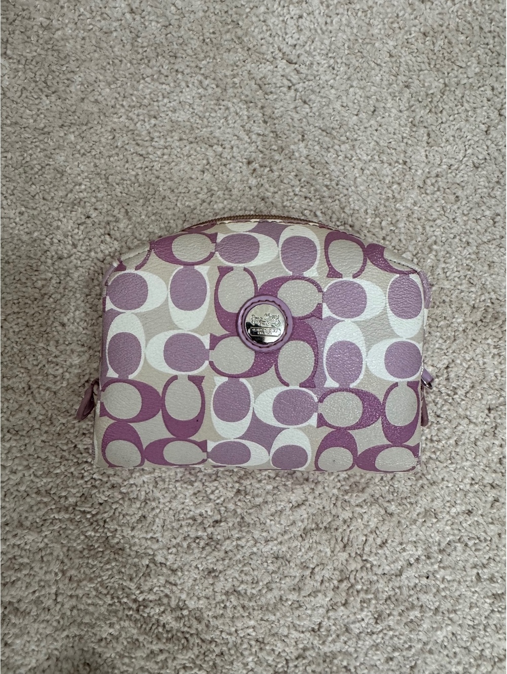 Cm5. Coach small make up bag- dirty